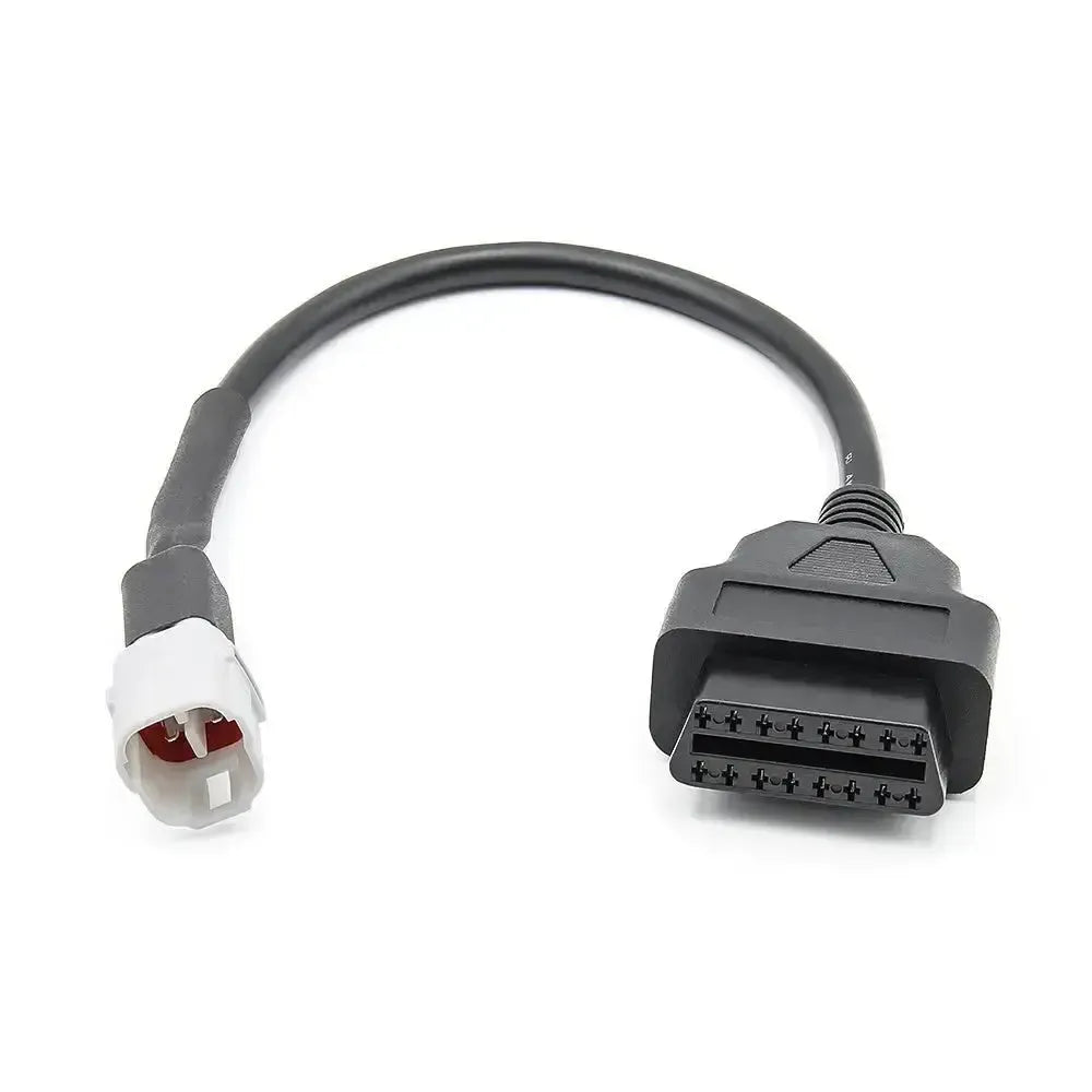Yamaha cable adaptador de 4 pines a 16 pines OBD2 – Motocicleta